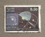 Stamps Asia - Sri Lanka -  Cometa Halleys