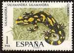 Stamps : Europe : Spain :  Fauna Hispánica - Salamandra