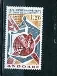 Stamps : Europe : Andorra :  Centemario