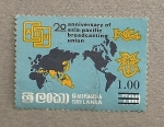 Stamps Sri Lanka -  20 Aniversario Unión Asia Pacífico de Emisiones de radio