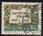 Stamps : Europe : Italy :  Constitución Italiana.