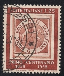 Stamps Italy -  Centenario de los sellos de Nápoles.