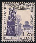 Stamps Italy -  Monumento al Trabajo, Ginebra.