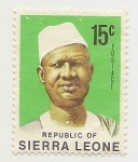 Stamps Africa - Sierra Leone -  Personaje
