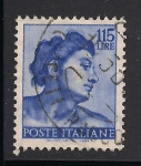 Stamps Italy -  Pinturas de Miguel Angel en la capilla Sixtina.