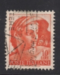 Stamps Italy -  Pinturas de Miguel Angel en la capilla Sixtina.