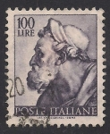 Stamps Italy -  Pinturas de Miguel Angel, Ezequiel.