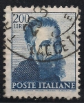 Stamps Italy -  Pinturas de Miguel Angel, Auto-retrato