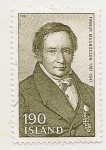Stamps : Europe : Iceland :  Finnur Magnússon 1781-1847