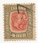 Stamps : Europe : Iceland :  King Frederik VIII