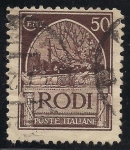 Stamps Italy -  Tumba de los cruzados.