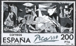 Stamps Spain -  2630 S H  Guernica de Picasso.