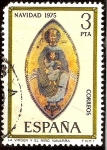 Stamps : Europe : Spain :  Navidad. La Virgen y el Niño - Retablo del Santuario de San Miguel (Navarra)