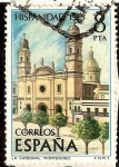 Stamps : Europe : Spain :  Hispanidad. Uruguay - Catedral de Montevideo