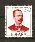 Stamps : Europe : Spain :  Literatos Españoles