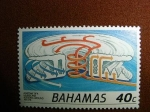 Stamps America - Bahamas -  Anatomia de un Huracan