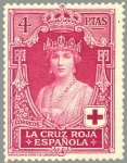 Sellos del Mundo : Europe : Spain : ESPAÑA 1926 336 Sello Nuevo Pro Cruz Roja Española 4p Carmin Rosaceo Reina Victoria Eugenia 