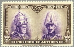 Stamps Spain -  ESPAÑA 1928 427 Sello Nuevo Pro Catacumbas de San Dámaso en Roma Serie para Santiago Compostela Pio 