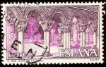 Stamps : Europe : Spain :  Monasterio de San Juan de la Peña - Claustro