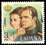 Sellos de Europa - Espa�a -  Juan Carlos I y Sofía - Reyes de España