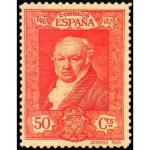 Stamps Spain -  ESPAÑA 1930 511 Sello Nuevo Quinta de Goya en Expo de Sevilla Retrato Francisco de Goya y Lucientes 