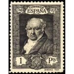 Sellos de Europa - Espaa -  ESPAÑA 1930 512 Sello Nuevo Quinta de Goya en Expo de Sevilla Retrato Francisco de Goya y Lucientes 