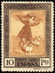 Stamps Spain -  ESPAÑA 1930 529 Sello Nuevo Quinta de Goya en Expo de Sevilla Volaverunt