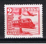 Stamps Spain -  Edifil  1039   Centenario del Ferrocarril.  Día del Sello.  