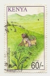 Stamps Africa - Kenya -  Tea Camellla Sinensis