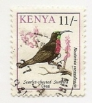 Sellos del Mundo : Africa : Kenya : Nectarinia Senegalensis