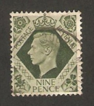 Stamps United Kingdom -  George VI