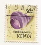 Stamps Kenya -  Janthina Globosa
