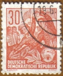 Stamps Germany -  Pareja de Danza