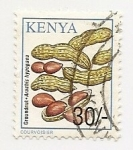 Stamps Africa - Kenya -  Groundmul-Arachis hypogaea