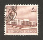 Stamps : America : Trinidad_y_Tobago :  Elizabeth II, y la Casa del Tesoro 