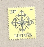 Stamps Lithuania -  Filigrana