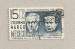 Sellos de America - M�xico -  constituyentes de 1857