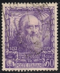 Stamps Italy -  Leonardo da Vinci.