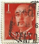 Stamps : Europe : Spain :  General Franco 1955 1pts