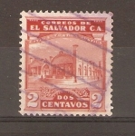 Stamps : America : El_Salvador :  GIMNASIO   NACIONAL