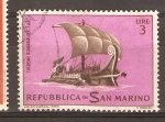 Stamps : Europe : San_Marino :  GALERA   ROMANA