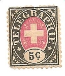 Sellos de Europa - Suiza -  telegraphie