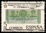 Stamps Spain -  Bicentenario de la Independencia de los EEUU - Billete de un dólar