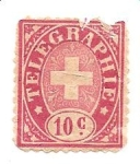 Stamps Switzerland -  telegraphie