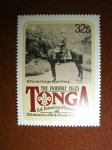 Stamps : Oceania : Tonga :  75th anniversary of scouting
