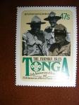Sellos del Mundo : Oceania : Tonga : 75th anniversary of scouting