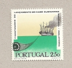 Stamps Portugal -  100 aniv del tendido cable submarino a Inglaterra