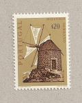 Stamps Portugal -  Molino de viento serrano