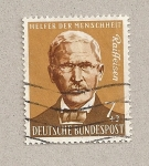 Stamps Germany -  Raiffeisen, benefactor de la humanidad