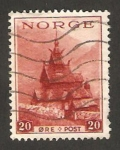 Sellos de Europa - Noruega -  iglesia de laerdal